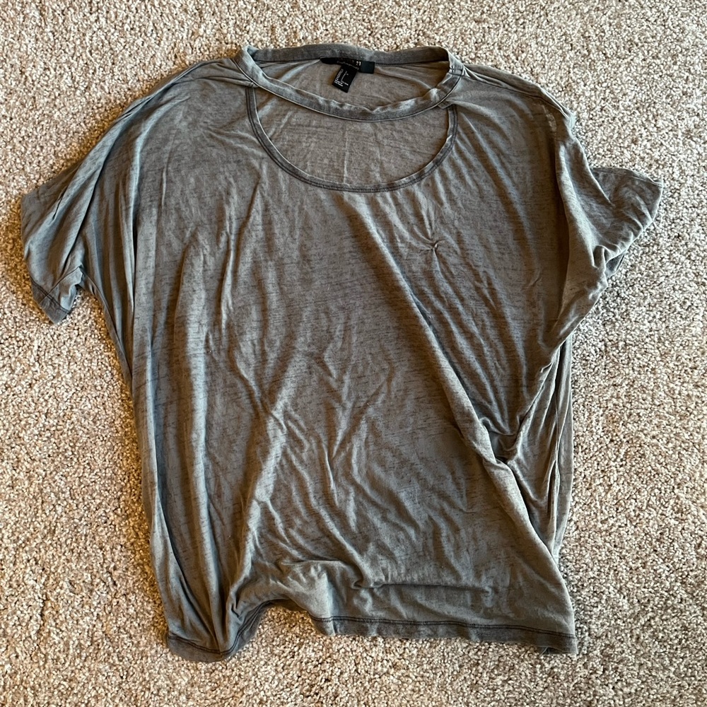 COPY - Forever 21 burnout tee